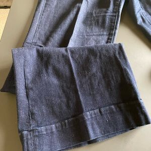 Dress Denim Stretch Jeans - Wide Leg Size 14